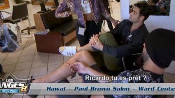 Les baskets de Ricardo dans Les Anges 8