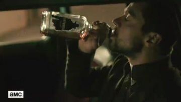 The Whisky Ratwater of Jesse Custer (Dominic Cooper) in Preacher S01E01