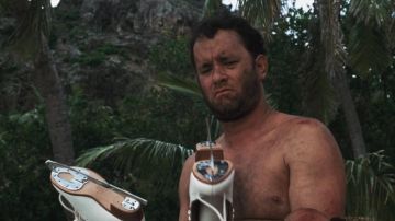 Les patins à glace trouvés par Tom Hanks dans Seul au monde