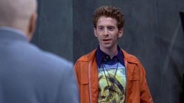 Le t-shirt Nirvana / Kurt Cobain de Scott Denfer (Seth Green) dans Austin Powers