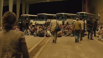 Leather bag black Benicio de Toro in Sicario