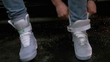 Sneakers Nike self-laçante of Marty McFly in Back to the Future 2