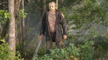 The mantle of Jason Voorhees (Ari Lehman) in Friday the 13th