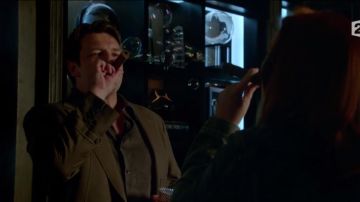 The cigar that makes bubbles of Richard Castle in Castle