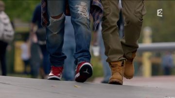 Sneakers red Javier Esposito in Castle