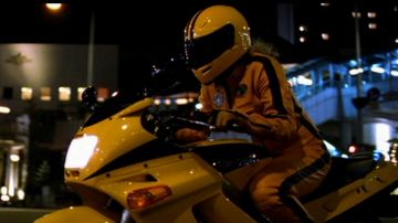El casco amarillo de Black Mamba / Beatrix Kiddo (Uma Thurman) en Kill Bill: Vol. 1