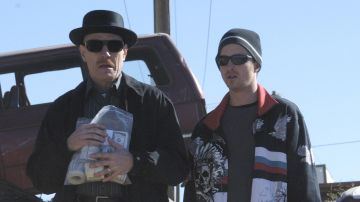 The black bonnet with a white strip of Jesse Pinkman (Aaron Paul) in Breaking Bad