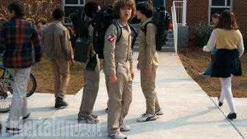 the combination Ghostbuster of Dustin in Stranger Thing