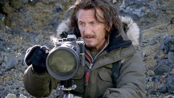 Chaqueta caqui de Sean O'Connell (Sean Penn) en Dream Life de Walter Mitty