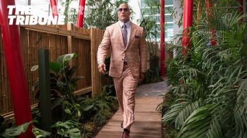 El traje a cuadros de Spencer Strasmore (Dwayne Johnson) en Ballers S02E09