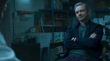 The watch of Everett K. Ross (Martin Freeman) in a Black Panther