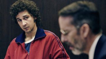 Chaqueta de chándal rojo de John McEnroe (Shia LaBeouf) en Borg vs. McEnroe