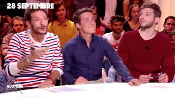Le pull marinière tricolore porté par Vincent Dedienne dans l'émission Quotidien du jeudi 28 septembre