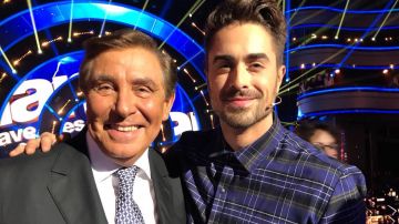 La chemise à carreaux portée par Nicolas Archambault dans l'émission Danse avec les stars du 11 novembre 2017