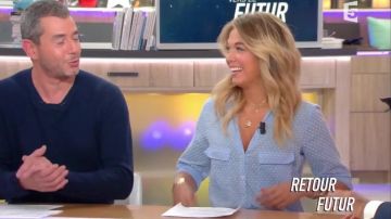 Le chemisier de Pauline Claviere dans C L'Hebdo