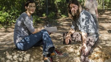 Botas usadas por Maggie Greene (Lauren Cohan) como se ve en The Walking Dead S08E04
