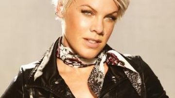 The Scarf of Pink worn in the photo on the promo of her album FunHouse