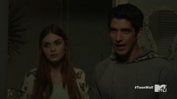 H&M seafoam dress worn by Lydia Martin (Holland Roden) as seen in Teen Wolf S06E11