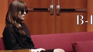 The sunglasses Anastasia Grey (Dakota Johnson) in Fifty shades lighter