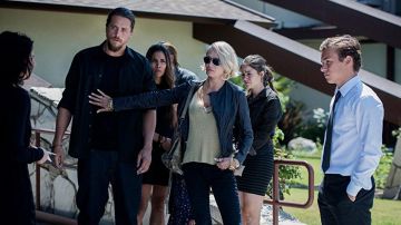 Gold watch & gold bracelets worn by Janine Cody (Ellen Barkin) as seen in Animal Kingdom S01E01