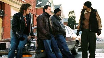 Chaqueta de cuero de Jack Mercer (Garrett Hedlund) en Four Brothers