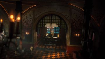 The paper painted with birds of the Raven hotel in Altered Carbon S01E05