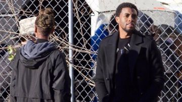 The black coat You Challa (Chadwick Boseman) in a Black Panther