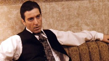 Floral Imprimé Cravate portée par Michael Corleone (Al Pacino dans Le Parrain de la Partie II