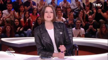 La veste en cuir de Valentine Oberti dans l'émission Quotidien