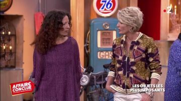 Le blouson bomber de Sophie Davant dans Affaire Conclue du 1er mai 2018