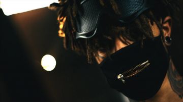 Les lunettes noires portées par Scarlxrd dans son clip Faded