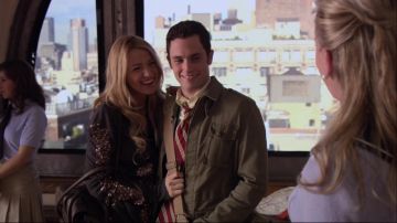 Le gilet à strass de Serena van der Woodsen (Blake Lively) dans Gossip Girl S01E10