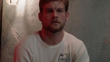 White sweater worn by De­ran Cody (Jake Weary) as seen in Animal Kingdom S03E03