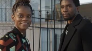 Bomber Jacket worn by Shuri (Letitia Wright) as seen in the end of Black Panther