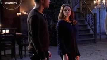 El suéter oscuro de Hope (Danielle Rose Russell) en The Originals