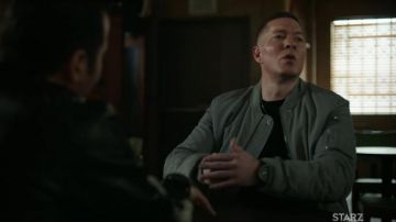 Green jacket worn by Tommy Egan (Joseph Sikora) as seen in Power S05E09