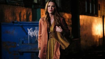 Yellow flower dress worn by Sister Jo (Danneel Ackles) as seen in Supernatural season 14