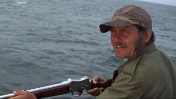 The cap worn by Bart Quint (Robert Shaw) in jaws