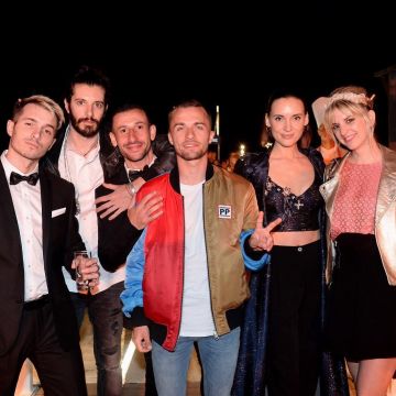 The Jacket "Old School" worn by Squeezie on his account Instagram @xsqueezie