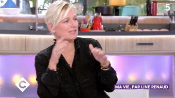 La blouse noire portée par Anne-Élisabeth Lemoine dans C à Vous du 21 septembre 2018