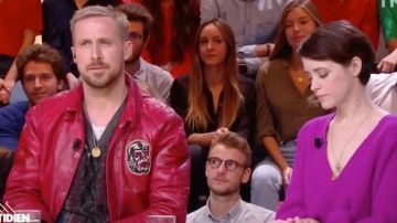 La veste rouge de Ryan Gosling dans l'émission Quotidien du 25 septembre 2018