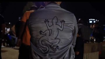 The bomber gray salamander worn by Alpha Wann in the New video Freestyle