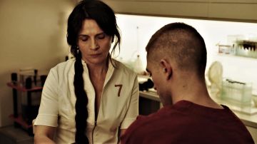 The white suit worn by Dr. Dibs (Juliette Binoche) in High Life