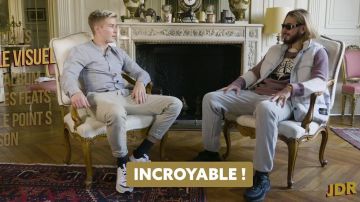 Los pantalones a rayas que lleva SCH en el vídeo JDR Hors Série #1 SCH: Featuring with Ninho, su disco Jvlivs, un extracto inédito, su imagen...