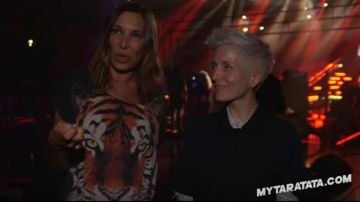 Camiseta estampada con la cabeza de tigre que lleva Zazie en Taratata (27/10/18)