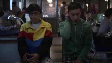 The jacket worn by Zahid (Nik Dodani) in Atypical