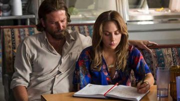 Blue Floral Blouse worn by Ally (Lady Gaga) as seen in A Star Is Born