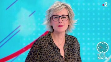 Le chemisier imprimé de Sylvie Adigard dans Télématin du 20 novembre 2018