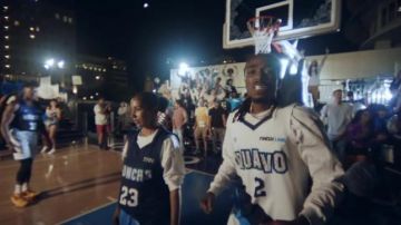 Le maillot Finish Line 'Quavo' porté par Quavo dans son clip How Bout That?