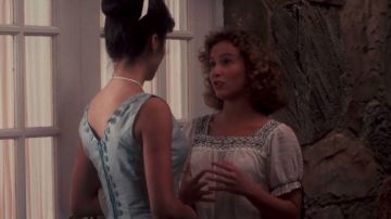 The white top and blue worn by Baby Houseman (Jennifer Grey) in Dirty Dancing